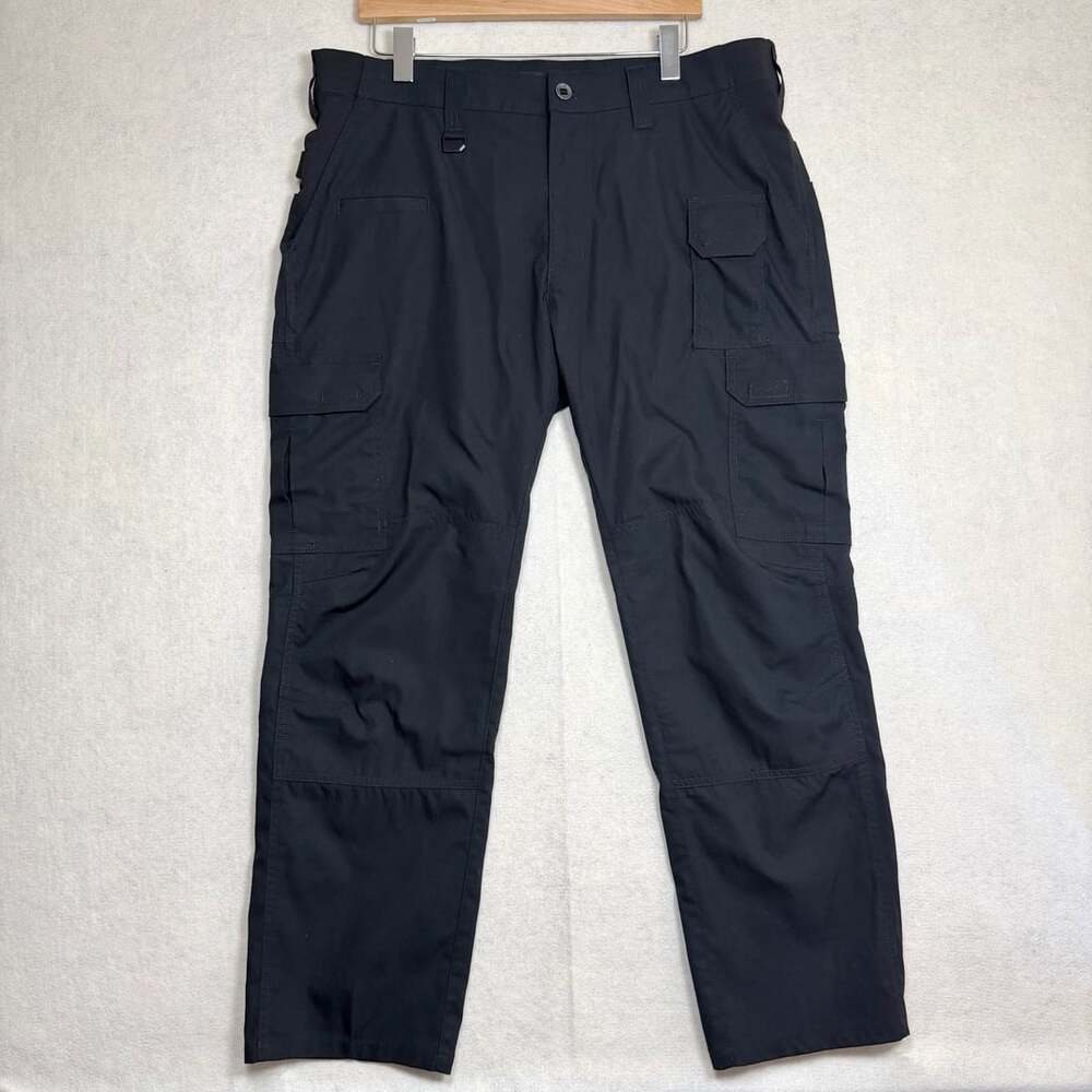 511 Tactical Pants Mens 38x30 Black Ripstop ABR Pro Cargo Straight Double Knee